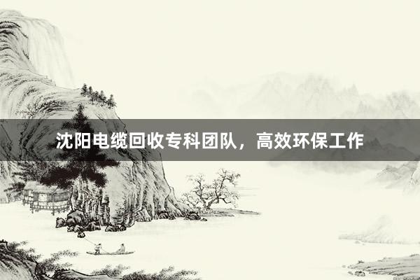 沈阳电缆回收专科团队，高效环保工作